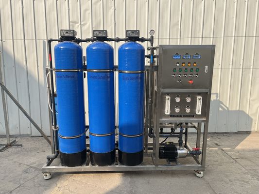 1000 LPH RO System Water Purification Plant Stainless Steel Industrial Ro Plant