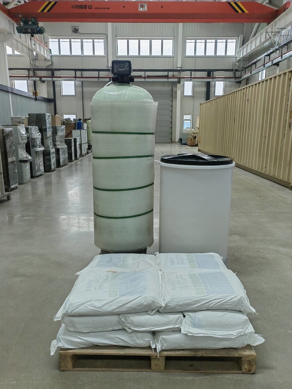 6TPH Automatic Control Water Softener Single Tank Single Valve